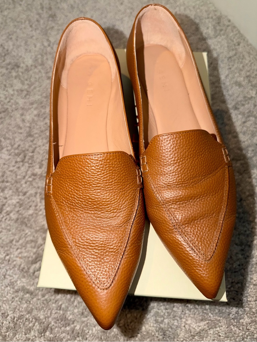 M. GEMI “The Gia” in Tan Tumbled Leather, W10 - Picture 2 of 16